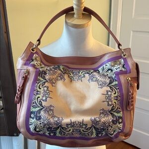 NWT Etro Printed leather  Shoulder Bag